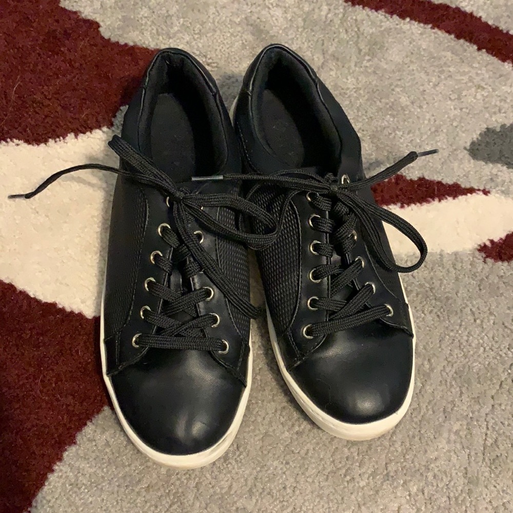 Call It Spring Black textured sneakers 7